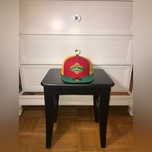 Arkansas Travelers COPA SNAPBACK Gold-Green-Red Hat by New Era.